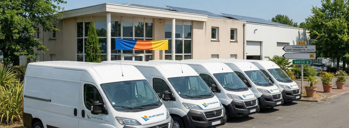 Flotte de véhicules PV Solaire Aquitaine